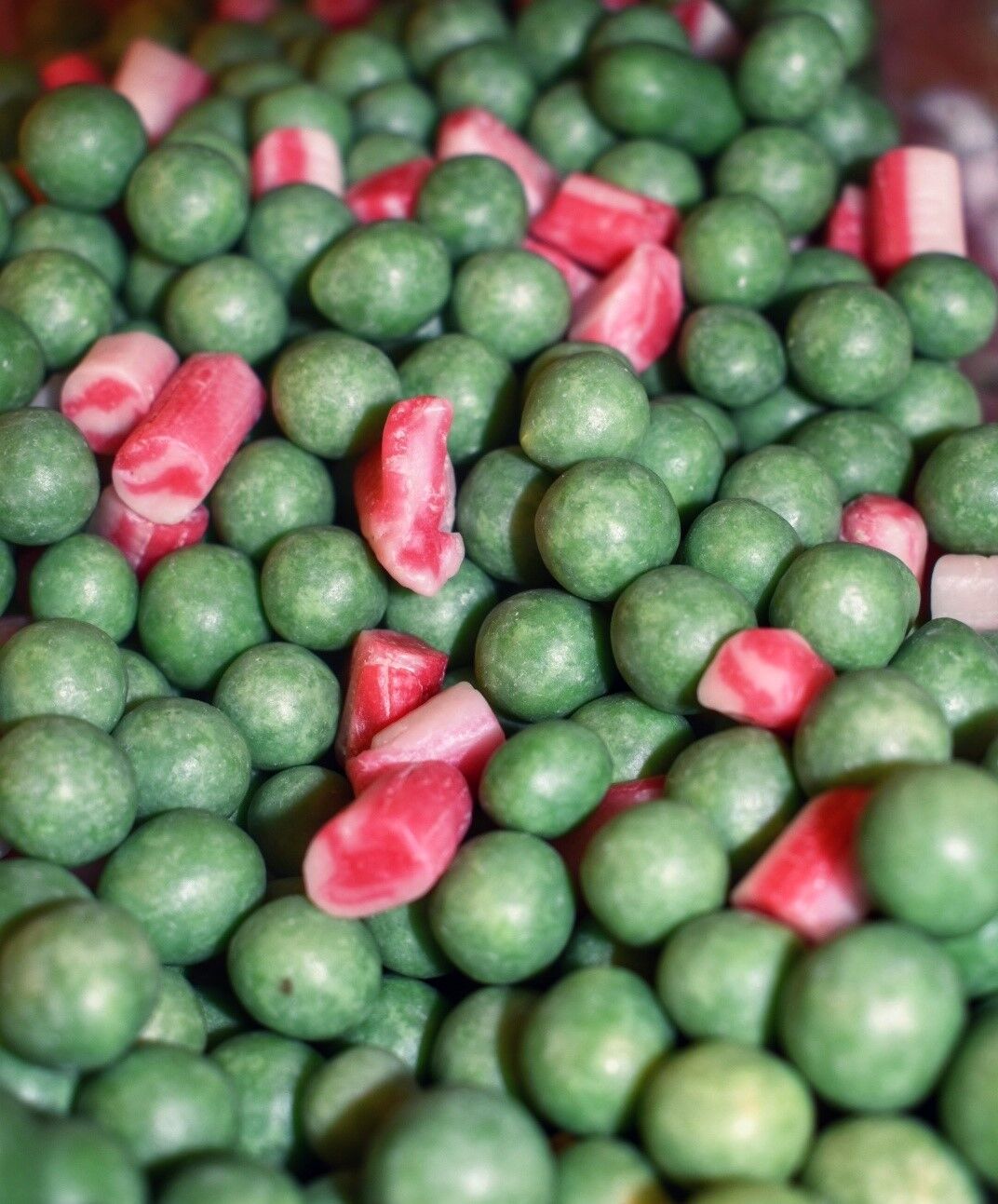 bonbon en vrac petit pois lardons