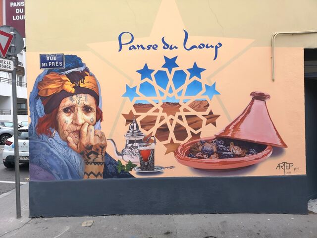 la nouvelle façade de panse du loup
angle de rue des Prés et rue Saint-Pierre-de-Vaise
