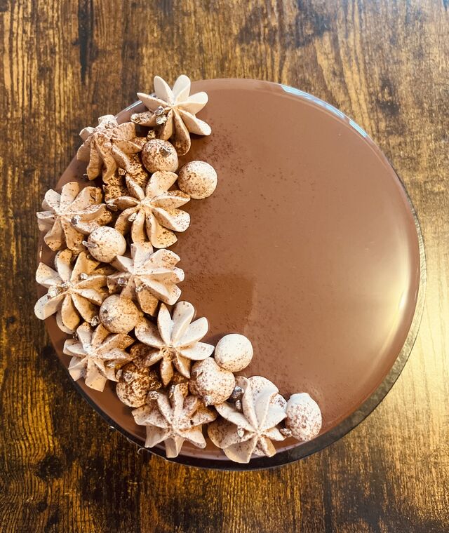 ENTREMET DEUX CHOCOLATS - NOIR - LAIT