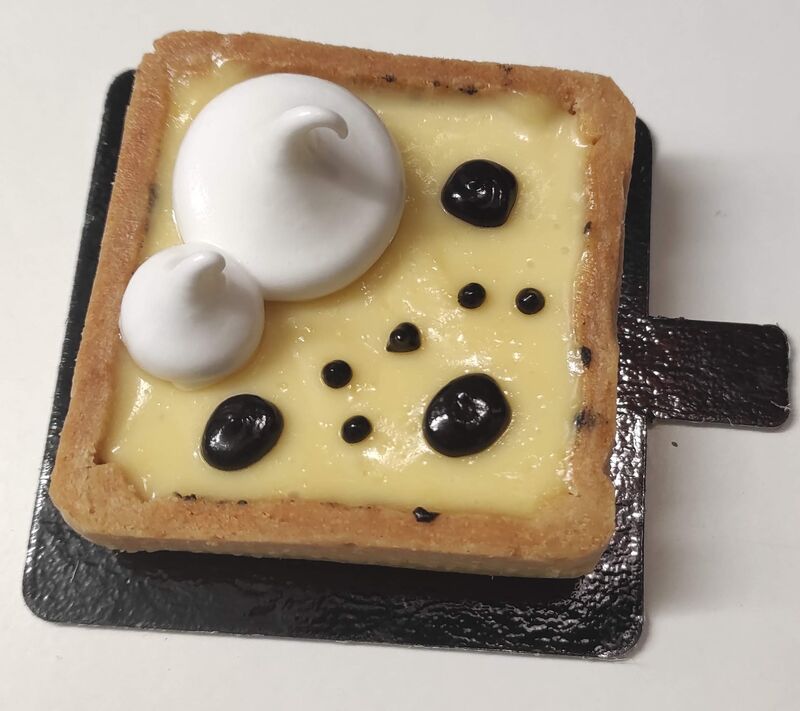 Tartelette Yuzu, Praliné de Sésame Noir
