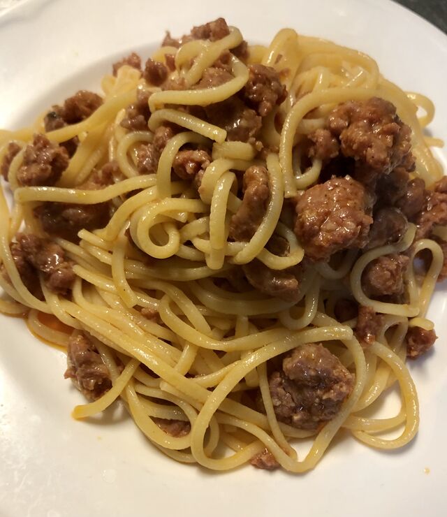 Trenette mit Salsiccia 