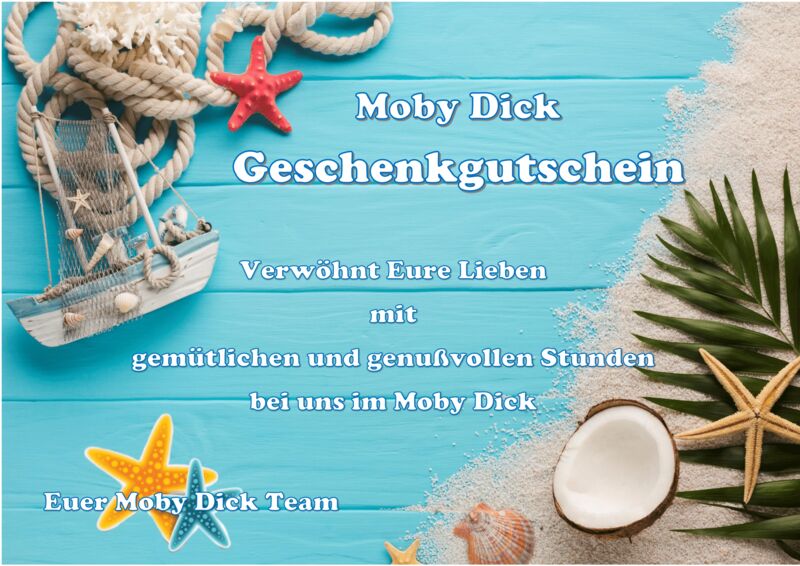 Unser Geschenkgutschein - immer wieder beliebt - der Wert ist frei wählbar ;-)