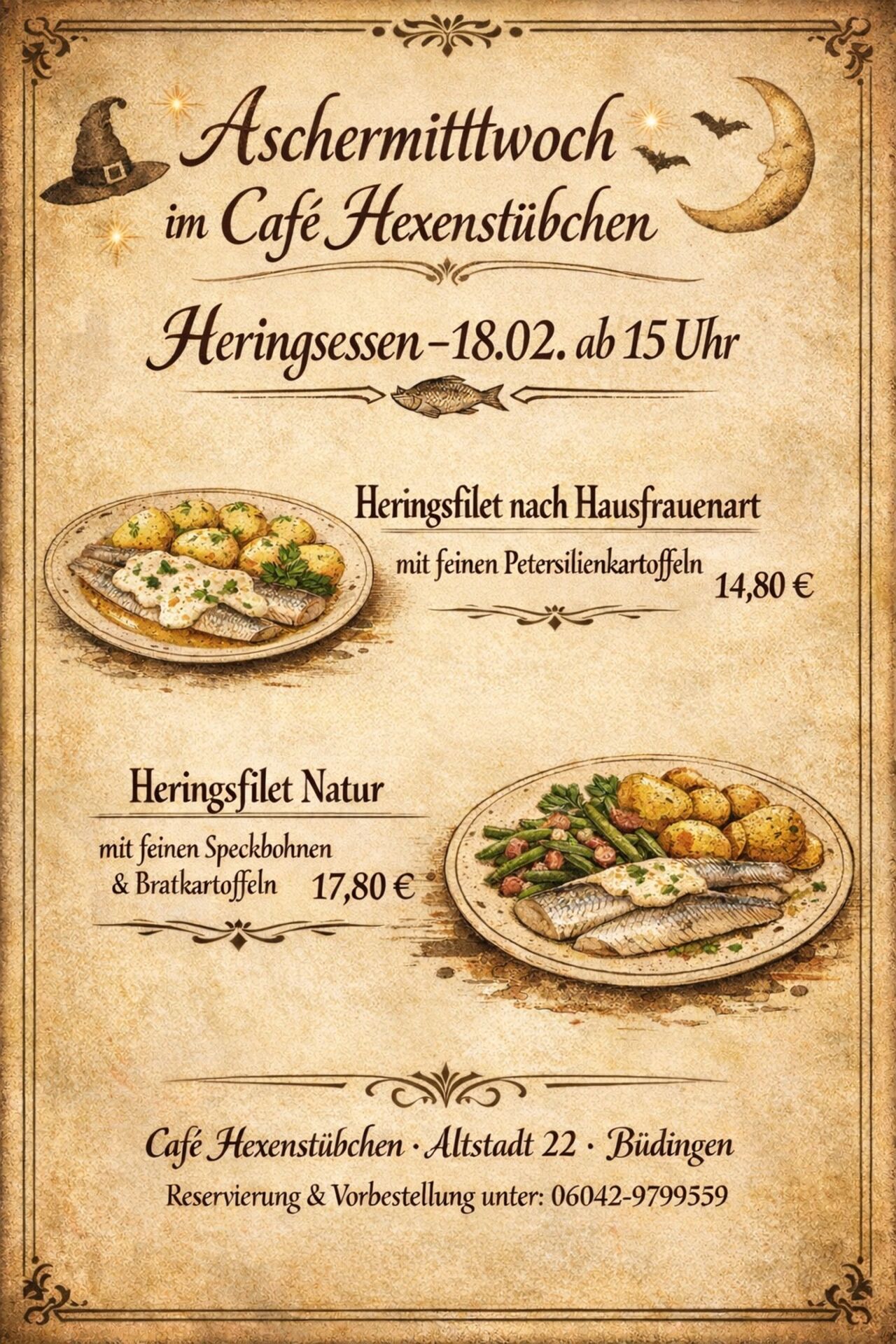 Heringsessen am Aschermittwoch