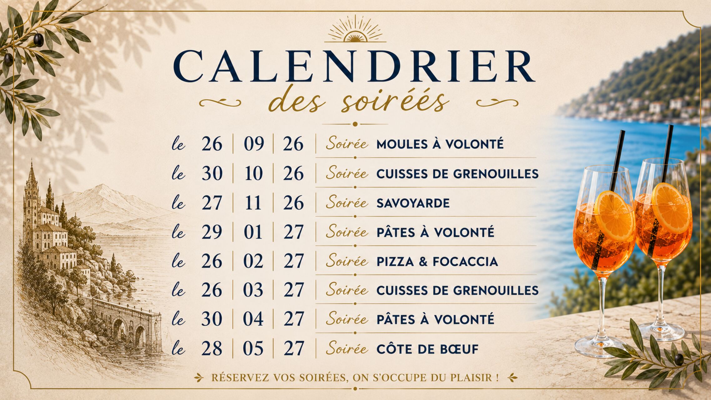 CALENDRIER