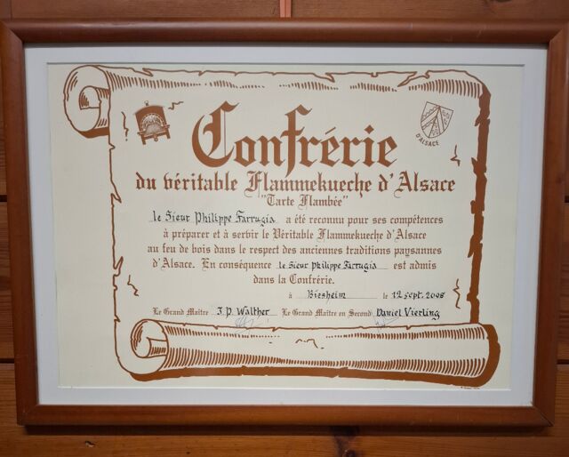 Diplôme de la Confrérie