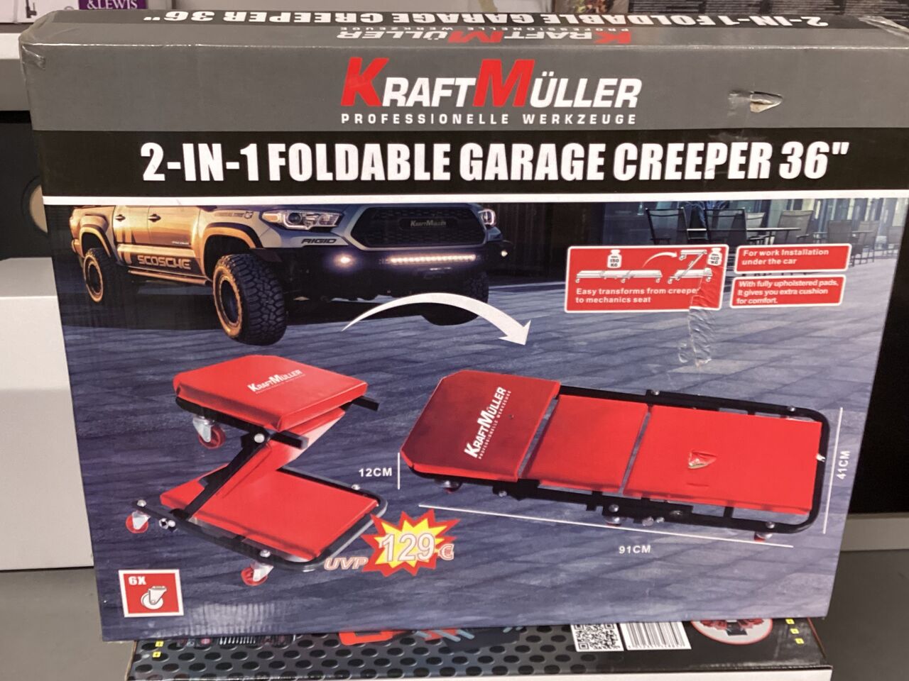 69,90€
Chaise/tapis à roulettes 