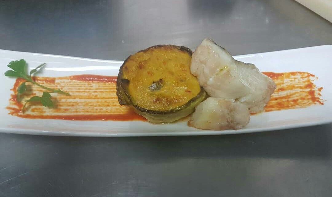 Nuestra tapa de Bacalao confitado