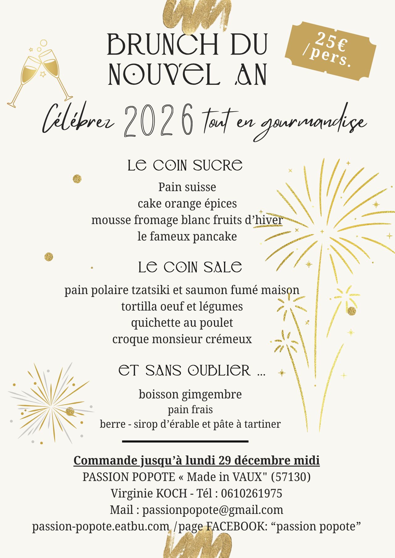 BRUNCH NOUVEL AN 2026