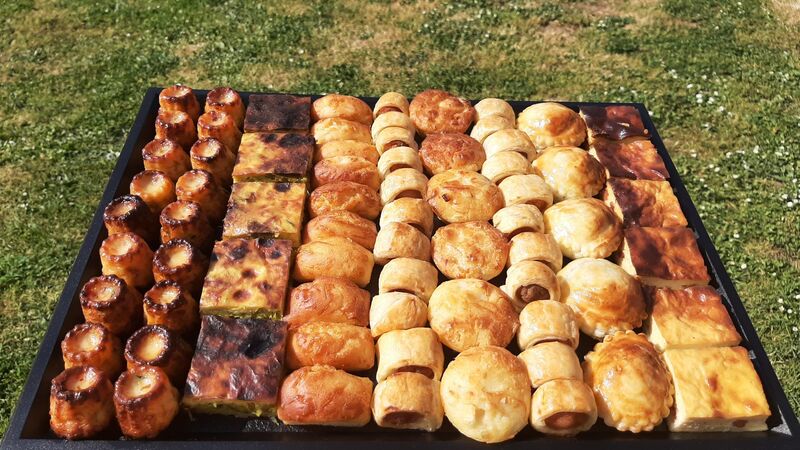 Plateau de petits fours salés