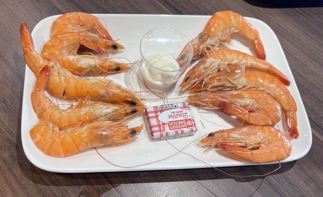 Assiette de crevettes 