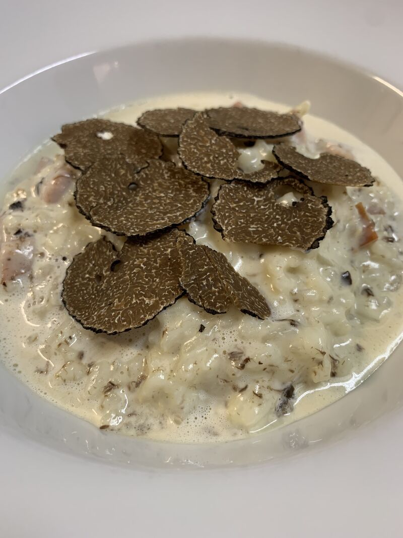 Le Risotto aux Truffes et Jambon Arrosto

