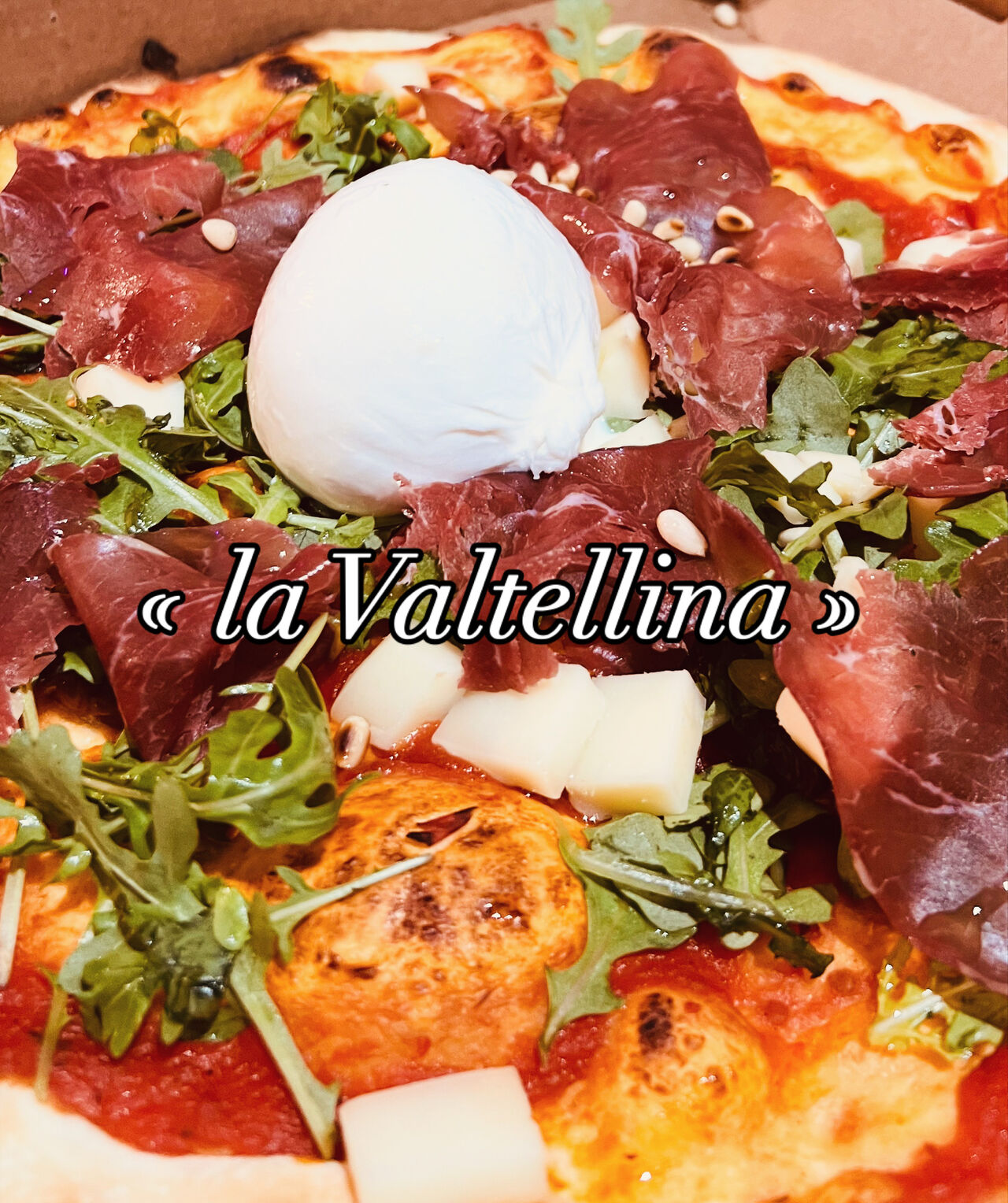Notre pizza Valtellina !