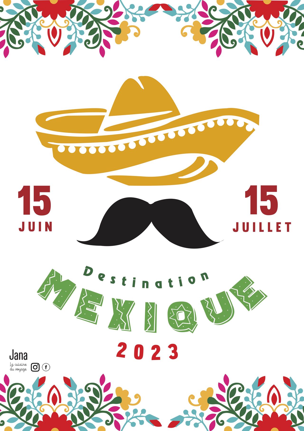 Mexique du 15 juin au 15 juillet 2023