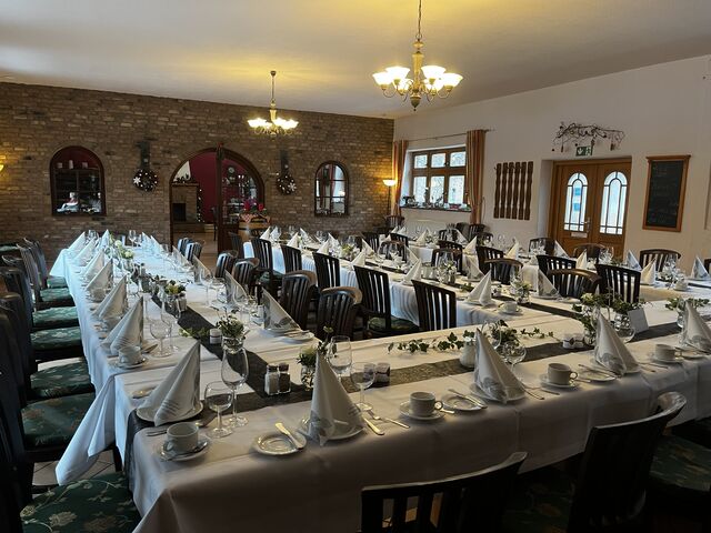 Trauerfeier im Restaurant