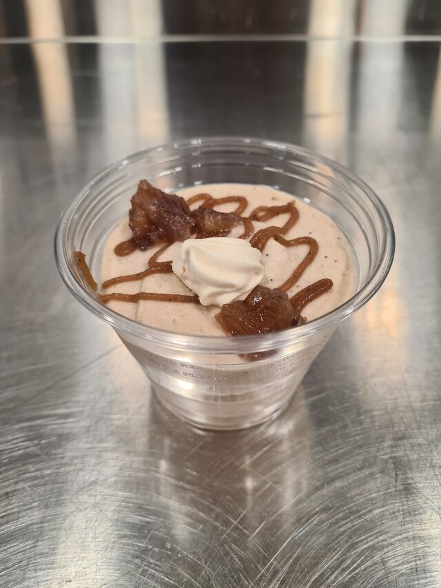 Verrine à la crème de marron 