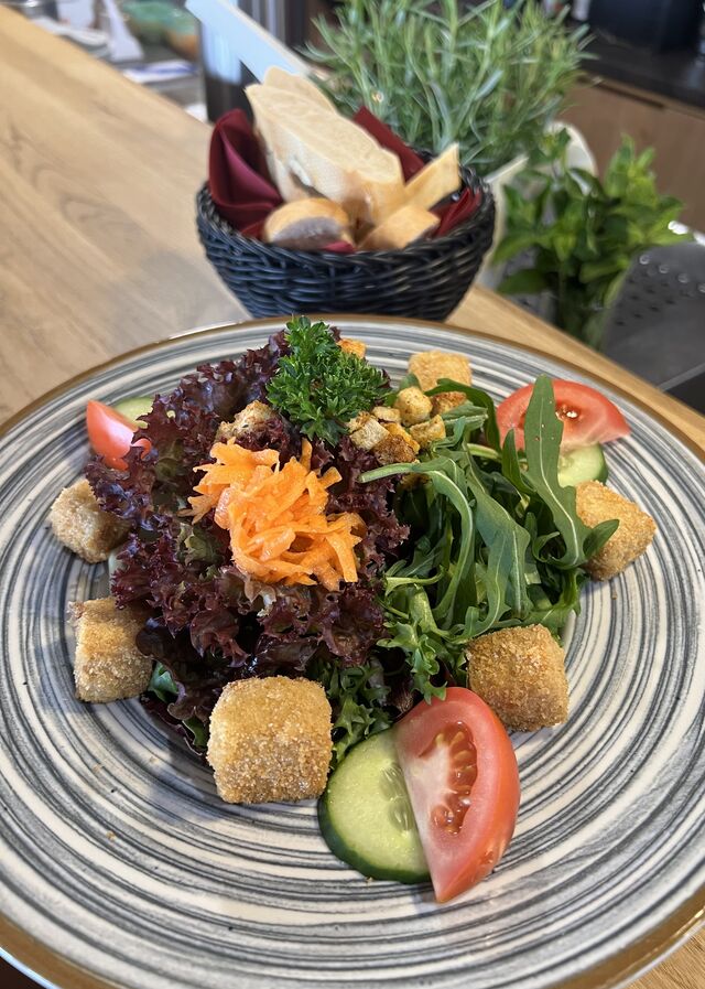 Salatvariation mit Crunch