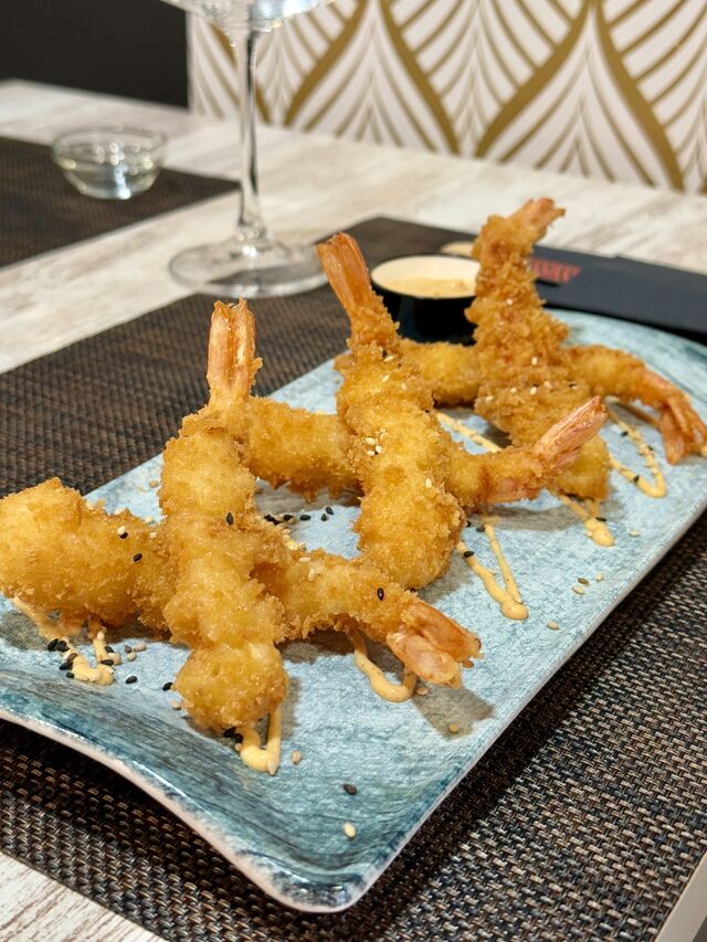 Langostinos en panko