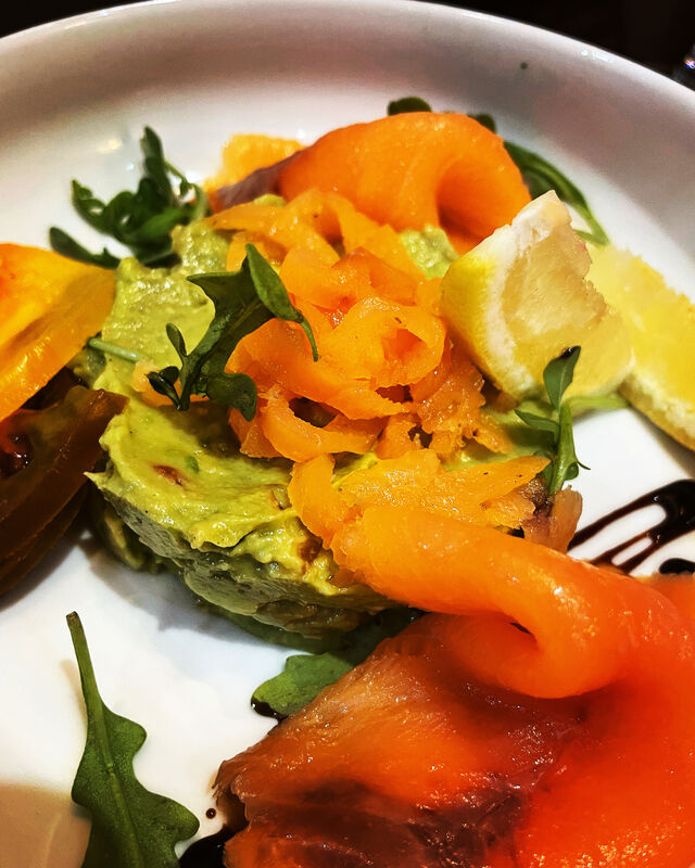 Crémeux d’avocat et saumon fumé 