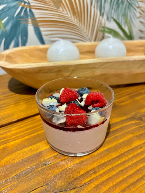 panna cotta fruits rouges
