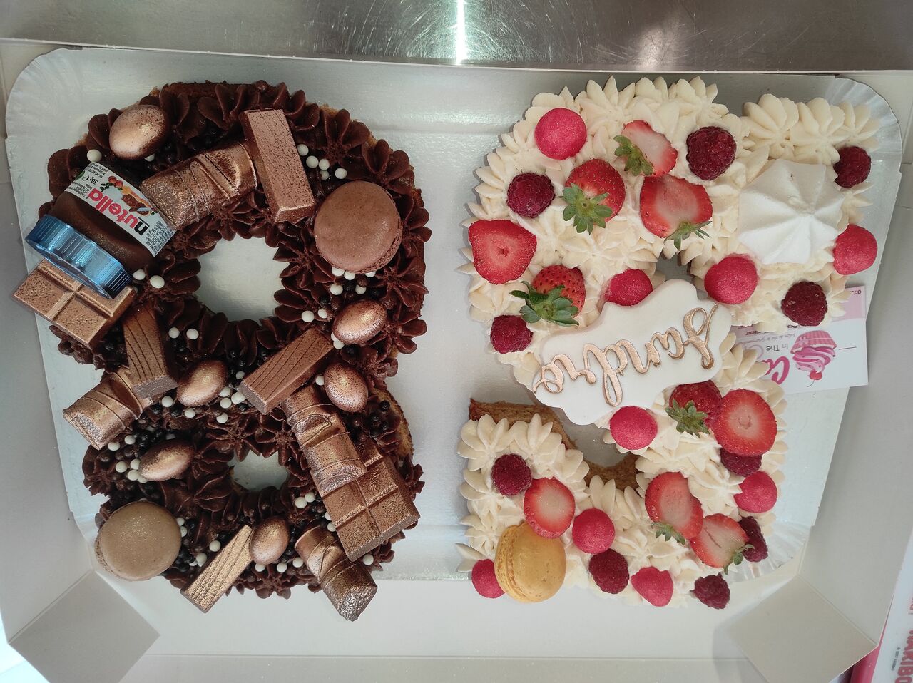Number Cake 2 parfums 58 ans