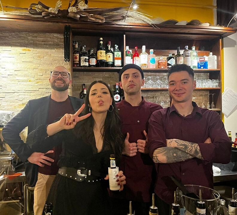 Mattia, Alessandra, Gabriele e Matteo