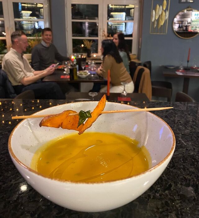 Süßkartoffelcremesuppe