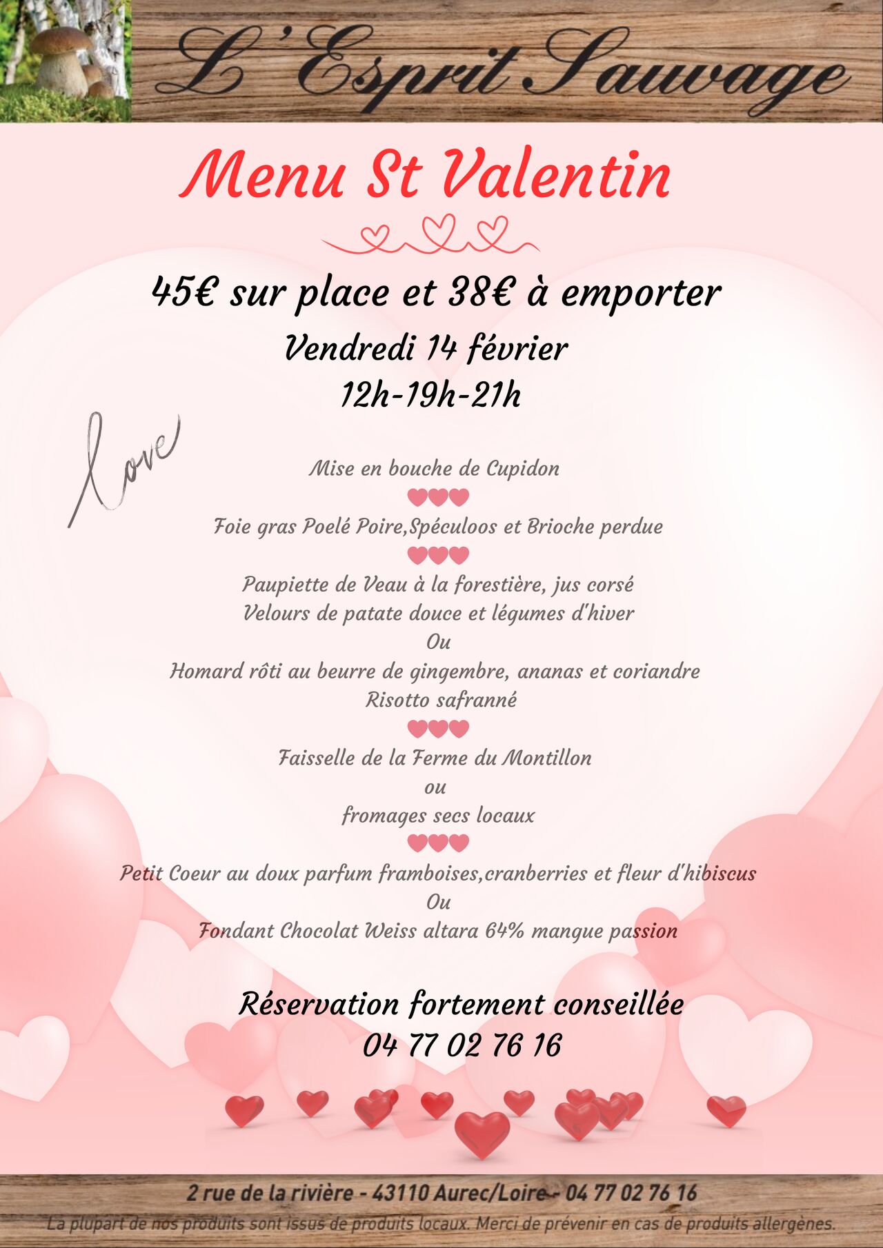Saint-Valentin, on n'oublie pas l'essentiel, l'Amour