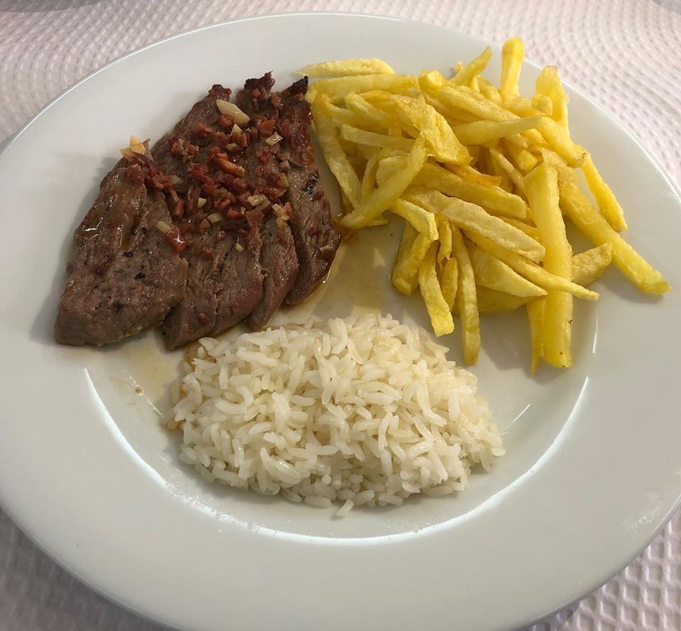Bifão de vitela na brasa