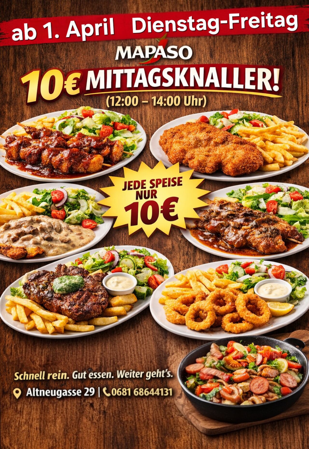10 € Mittagsknaller