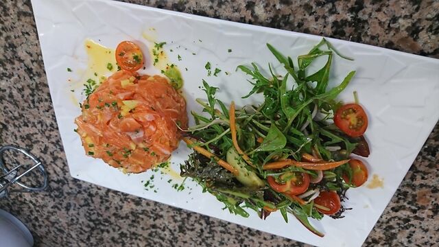 Tartare de Saumon frais préparé minute