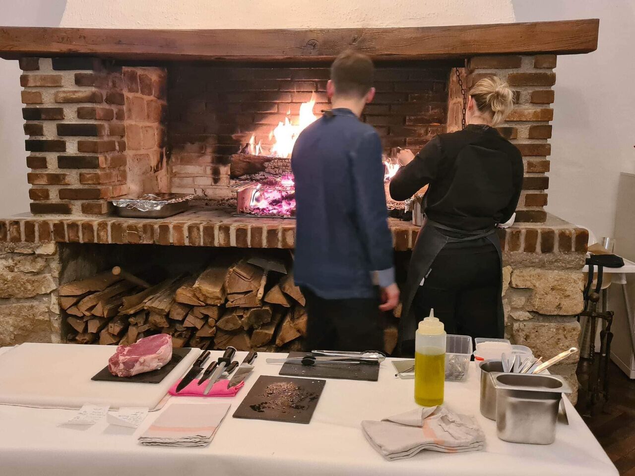 Soirée D'hiver à la cheminée