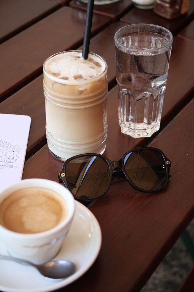 Melanche und Iced Latte