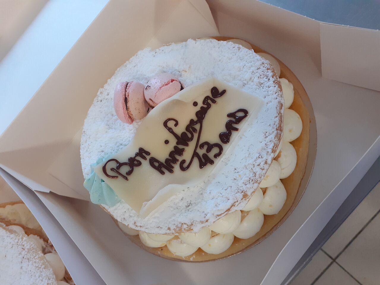 Millefeuille sucre glace