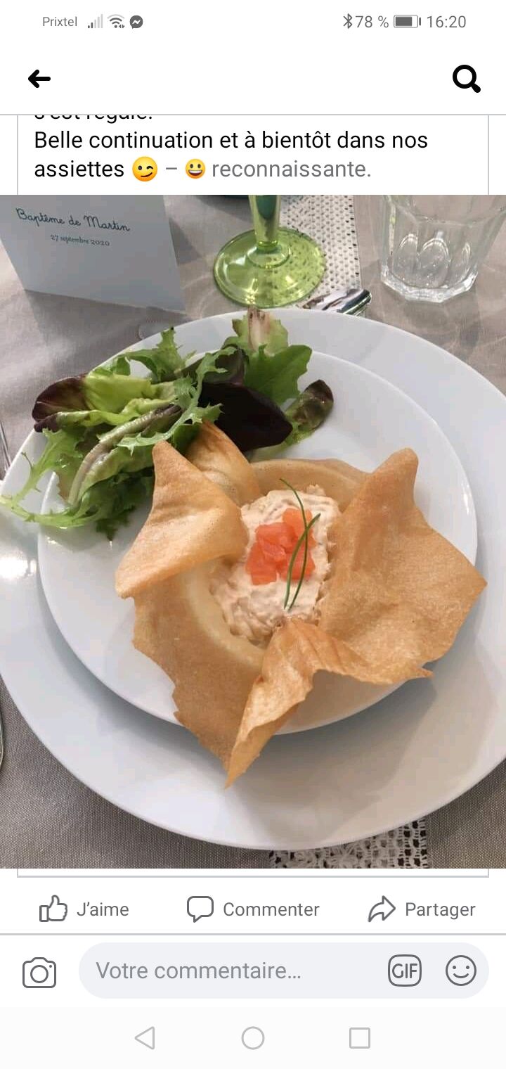 brick à la crème de saumon