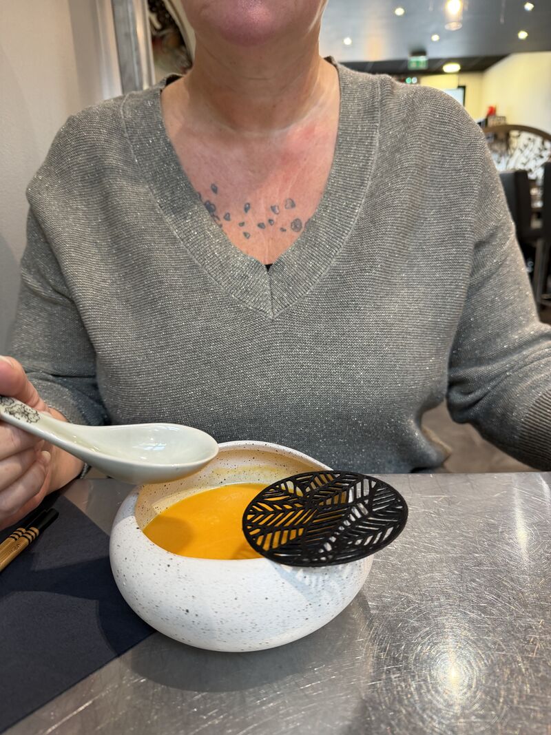 soupe de buttent et miso blanc