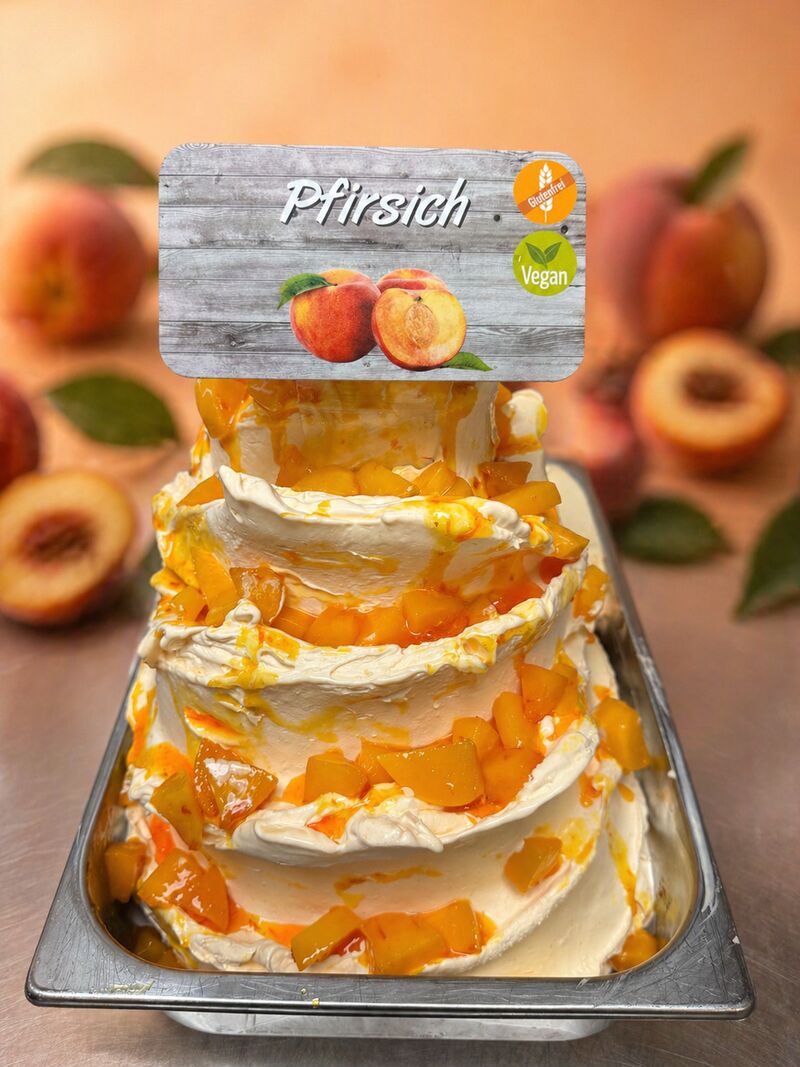 Pfirsich (Vegan & Glutenfrei)