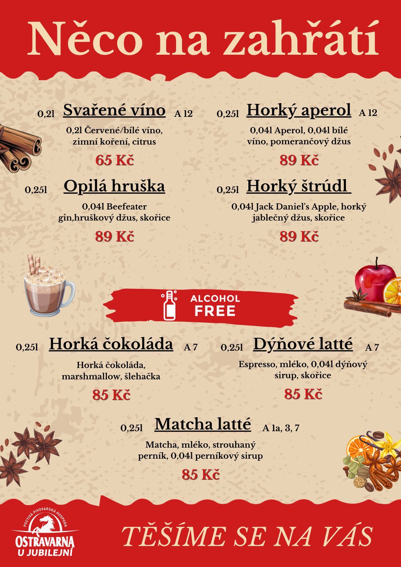 🍂 Zahřejte se s našimi podzimními drinky! 🍷🔥