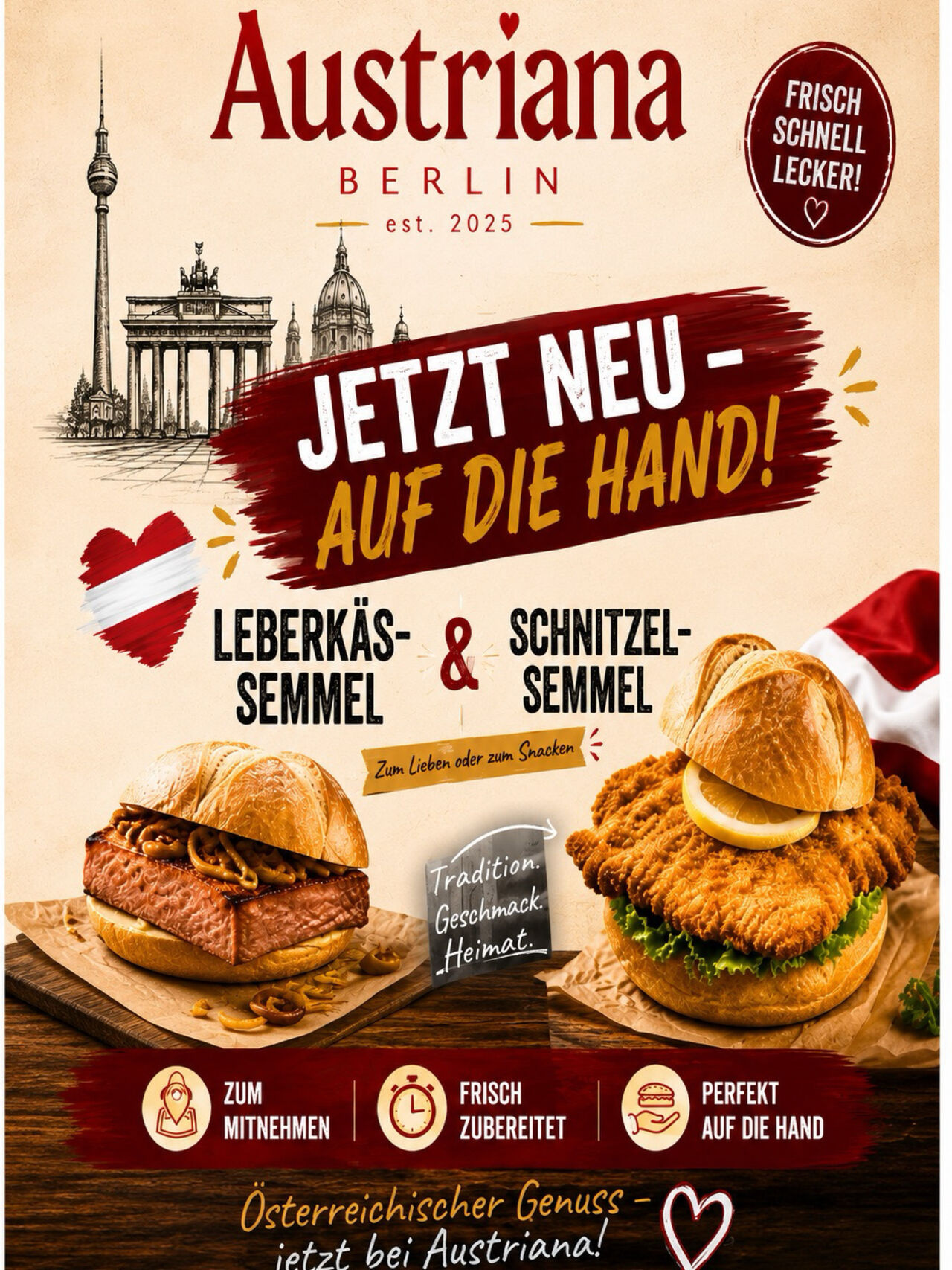 Leberkässemmel & Schnitzelsemmel