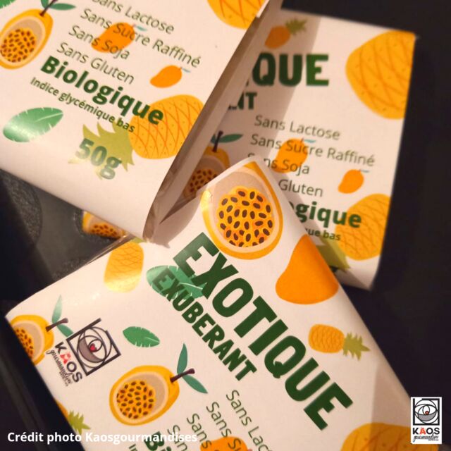 Tablette sucre de coco lait d'amande exotique 