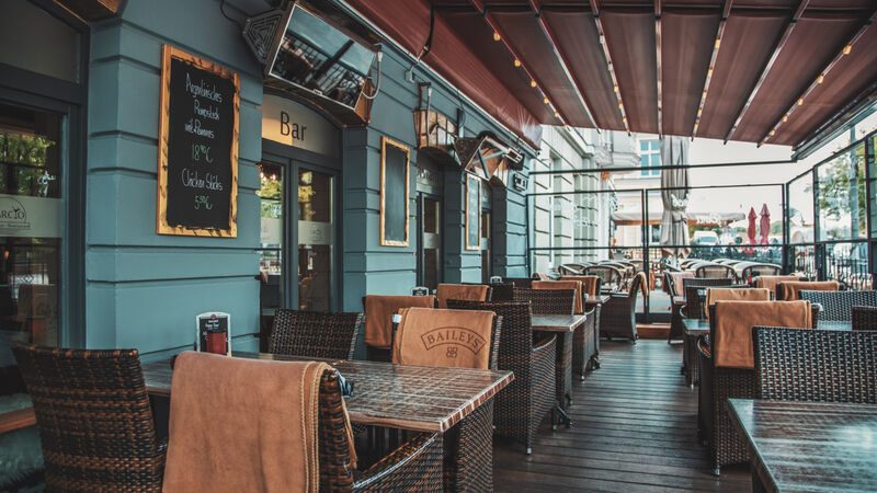 überdachte Terrasse