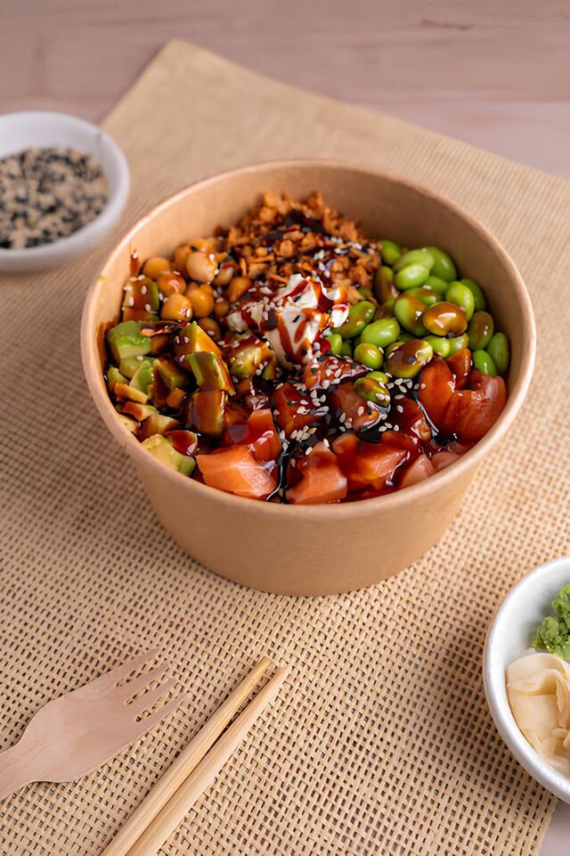 Poke Bowl, (sake philadelphia)
