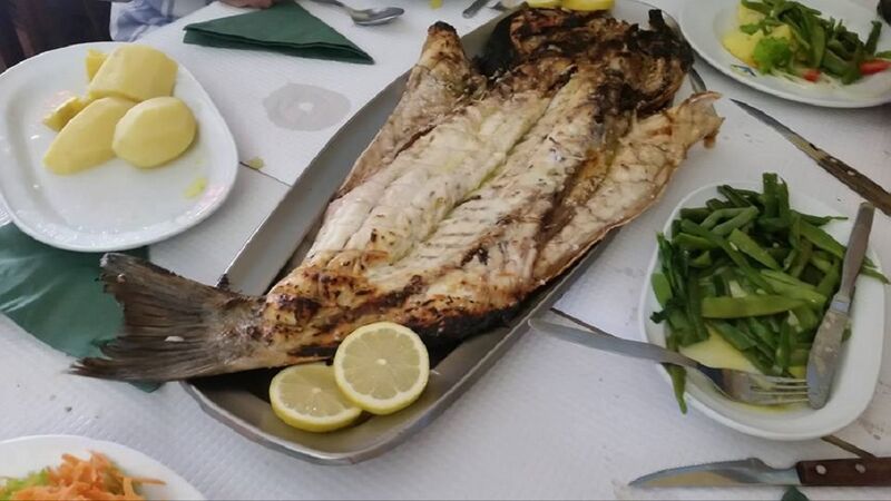 ROBALO DO MAR ESCALADO NA BRASA 