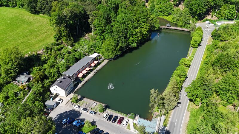 Uelfebad von Oben