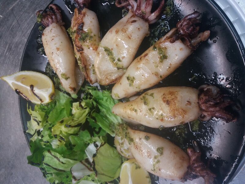 Chipirones a la plancha