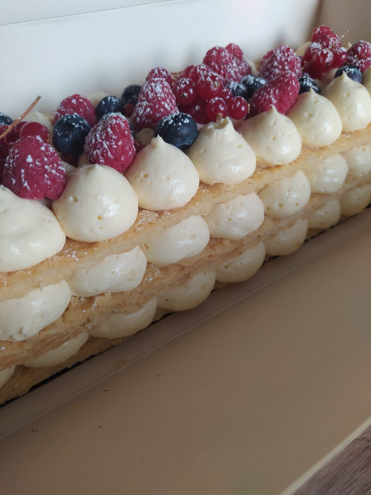 Mille feuilles aux fruits