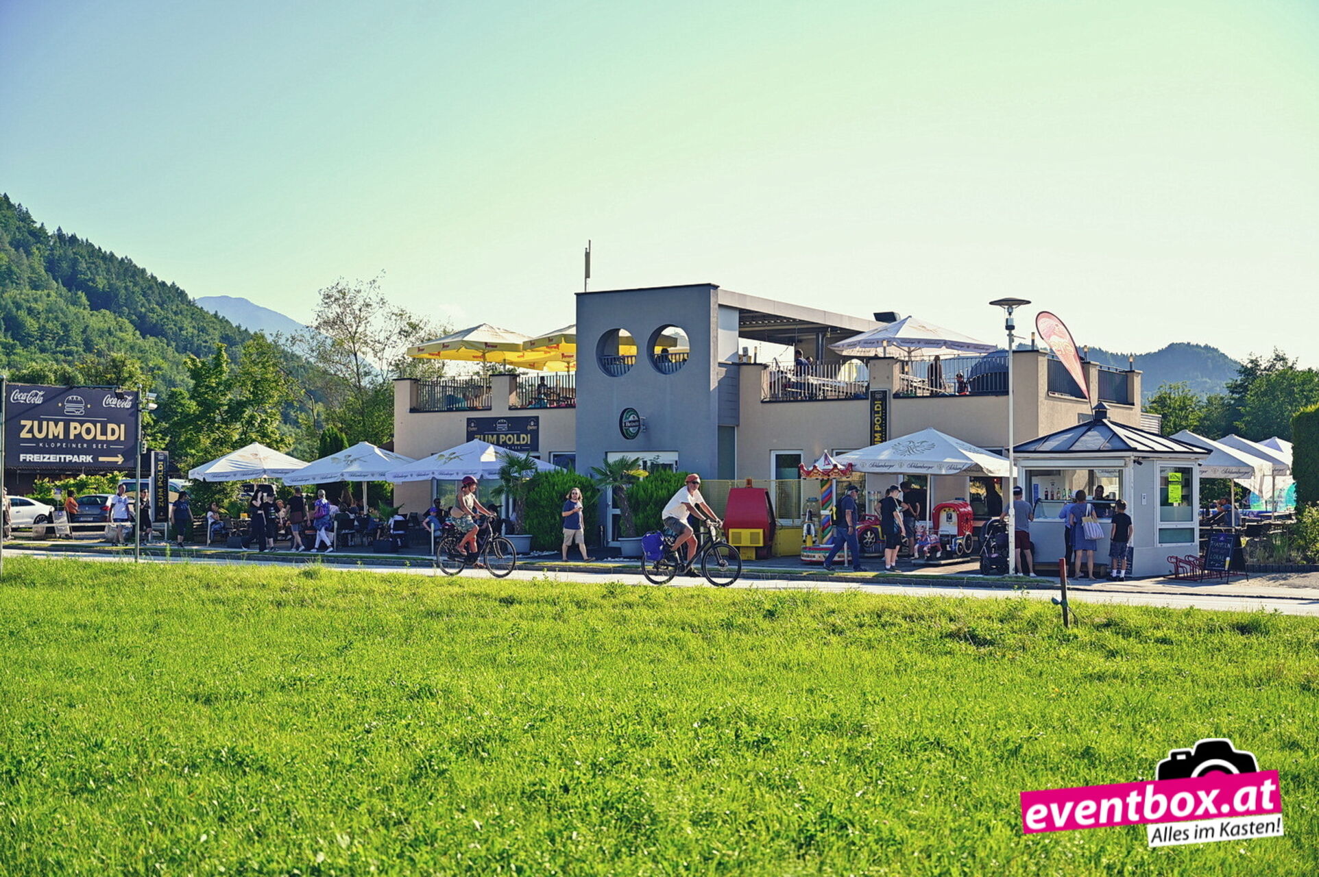 Cafe, Bar, Rooftopbar, Kinderpark