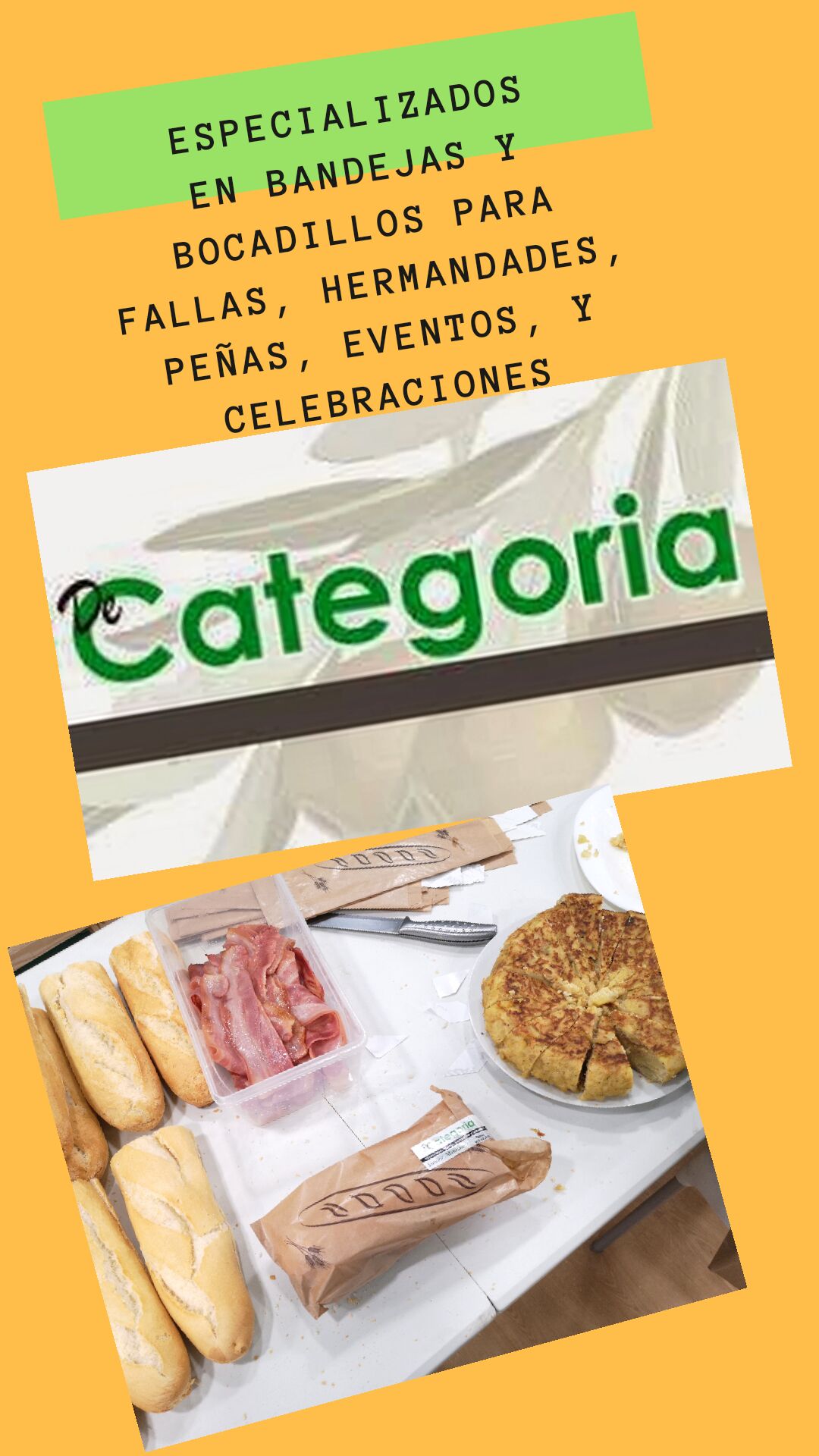 Bocatas para llevar