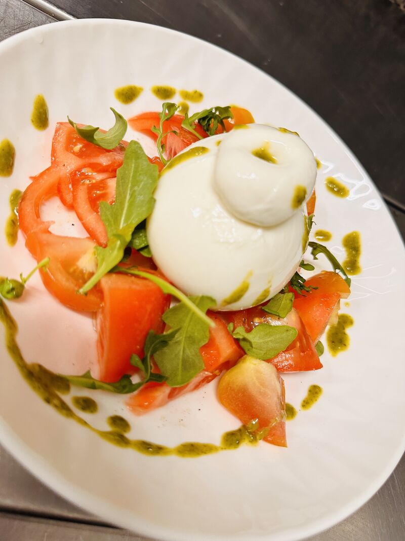 Creamy buffalo burrata