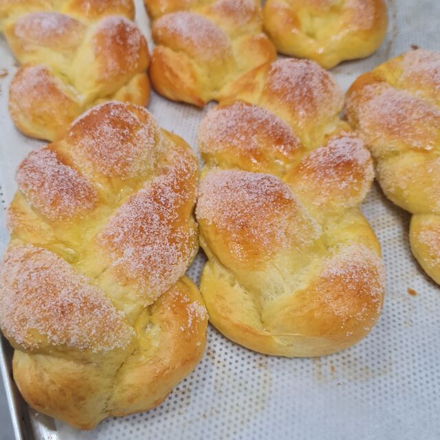 Trenzas de mantequilla 