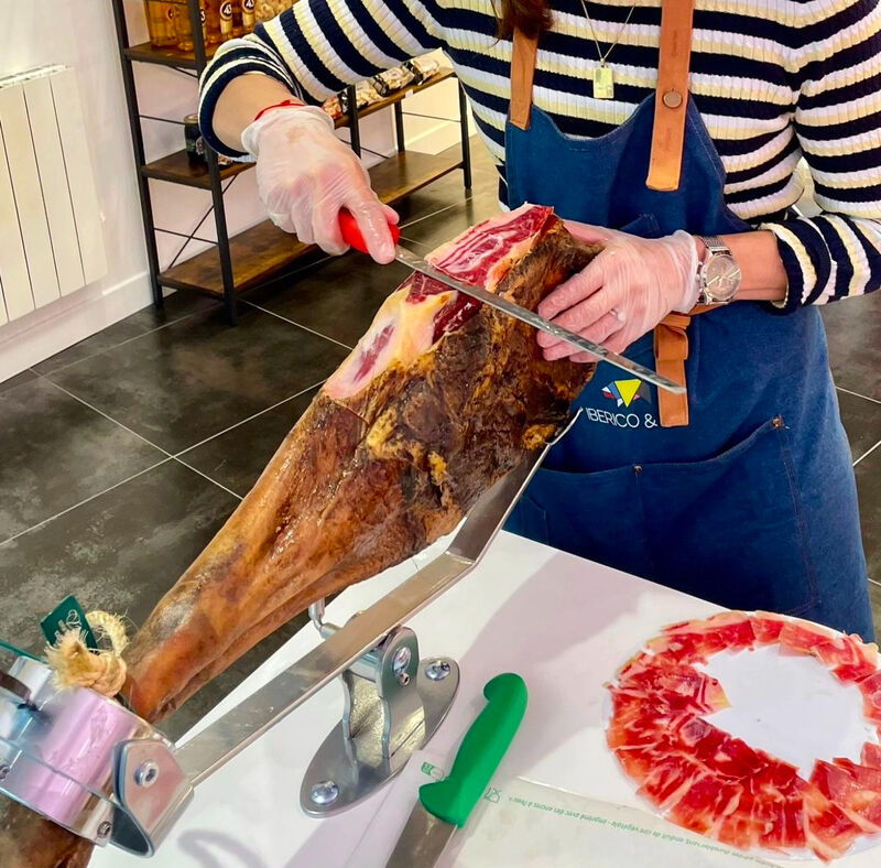 Coupe Couteau Jambon Ibérique 